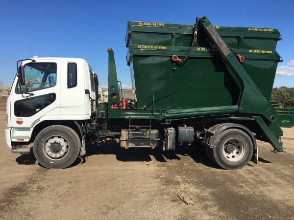 Large Skip Bin on Truck in Brisbane