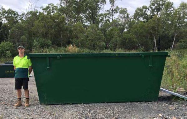 Skip Bin Size 8metre by 3 For Hire